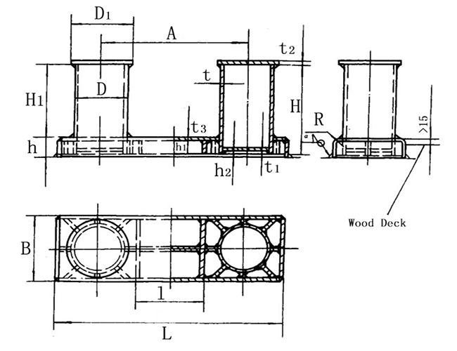 GBT 554-1996-Double-BollardA.png